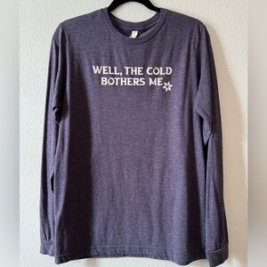 Disney Custom Frozen-Inspired Long Sleeve Tee Size M